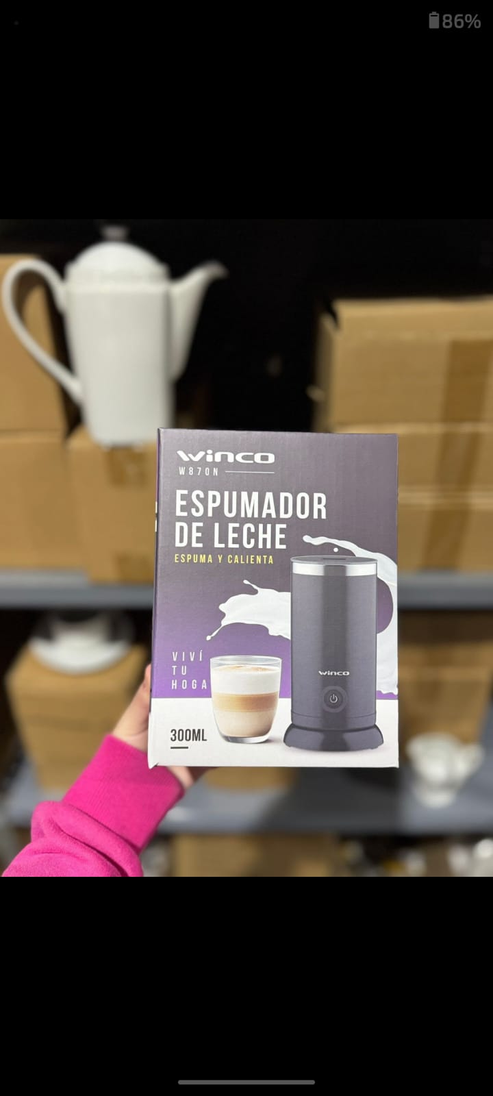 Espumador de leche