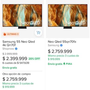 📺 TV SAMSUNG 55” NEO QLED